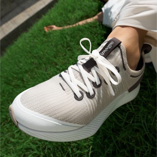 Women's Tree Gliders - Natural White/Beige (Blizzard Sole) - Image 8