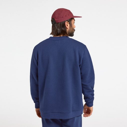 Men's Merino Blend Sweatshirt - Deep Navy - Image 2