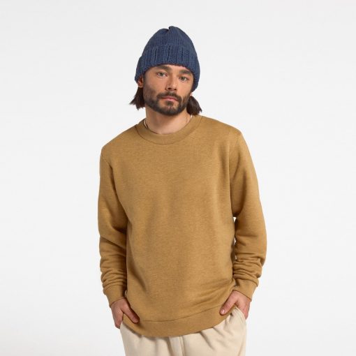 Men's Merino Blend Sweatshirt - Stony Beige Heather
