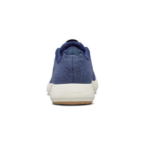Men's Wool Runner Mizzles - Hazy Indigo (Natural White Sole) - Image 4