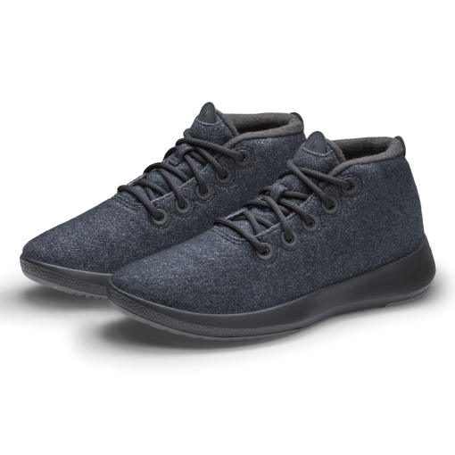 Men's Wool Runner-up Mizzles - Natural Black (Natural Black Sole) - Image 7