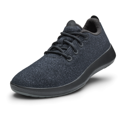 Men's Wool Runner Mizzles - Natural Black (Natural Black Sole)