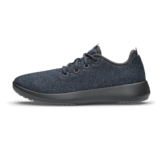 Men's Wool Runner Mizzles - Natural Black (Natural Black Sole) - Image 3