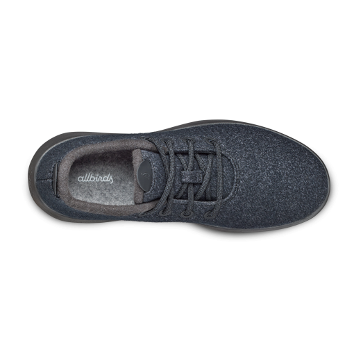 Men's Wool Runner Mizzles - Natural Black (Natural Black Sole) - Image 5