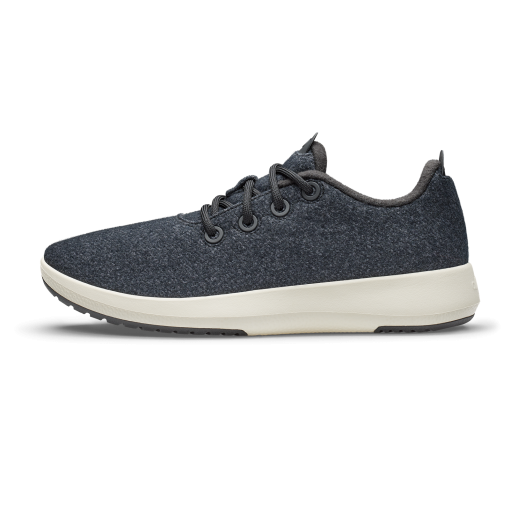 Women's Wool Runner Mizzles - Natural Black (Natural White Sole) - Image 3