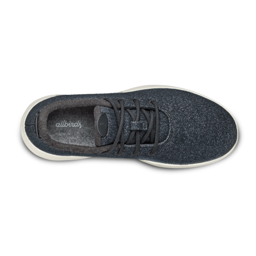 Men's Wool Runner Mizzles - Natural Black (Natural White Sole) - Image 5