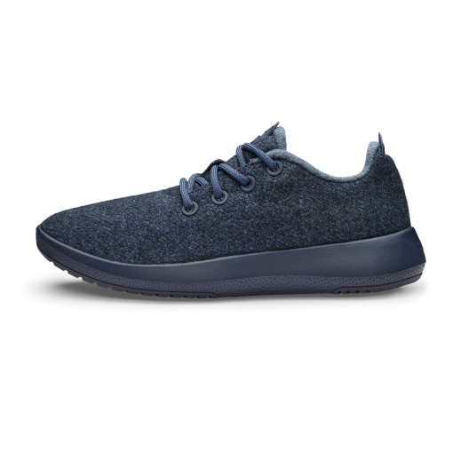 Men's Wool Runner Mizzles - Savanna Night (Navy Sole) - Image 3