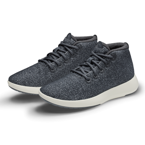 Women's Wool Runner-up Mizzles - Dark Grey (Natural White Sole) - Image 7
