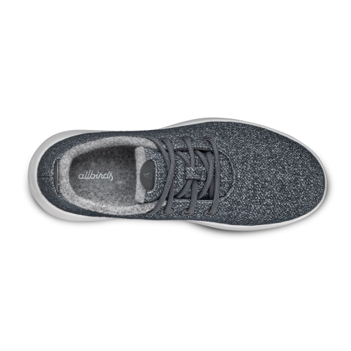 Men's Wool Runner Mizzles - Dark Grey (Light Grey Sole) - Image 5