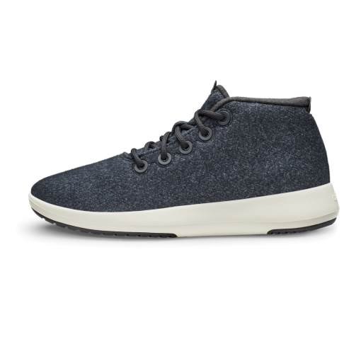 Men's Wool Runner-up Mizzles - Natural Black (Natural White Sole) - Image 3