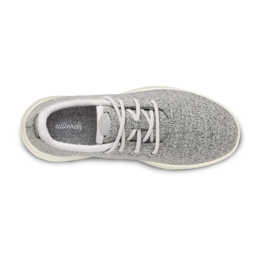 Women's Wool Runner Mizzles - Light Grey (Natural White Sole) - Image 5