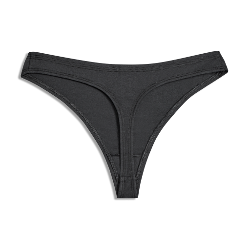 Women's Anytime Thong - Natural Black - Image 2