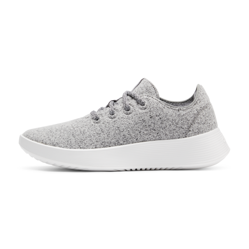 Women's Wool Runner Go - Medium Grey (Blizzard Sole) - Image 2
