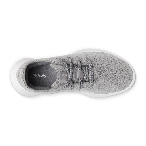 Women's Wool Runner Go - Medium Grey (Blizzard Sole) - Image 4