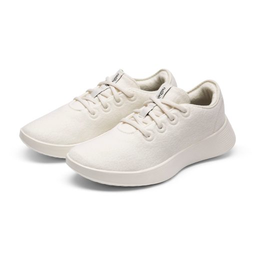 Men's Wool Runner Go - Natural White (Natural White Sole) - Image 6