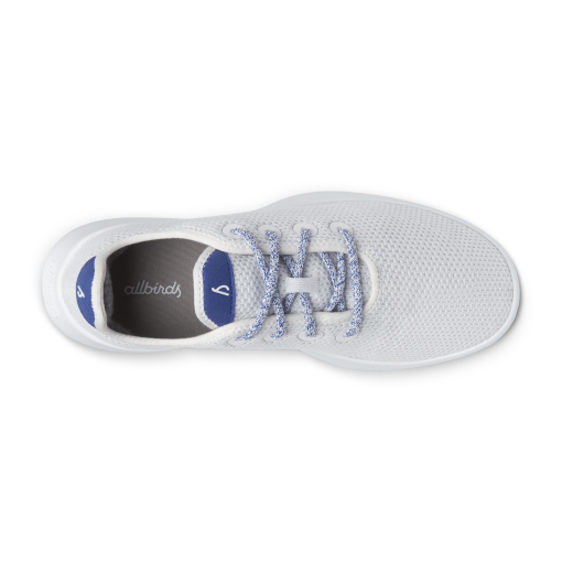 Women's Tree Runners - Blizzard/Hazy Cobalt (Clarity Blue Sole) - Image 4