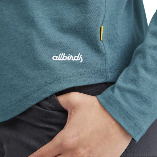Women's Soft Merino Long Sleeve Tee - Chasm Teal - Image 4