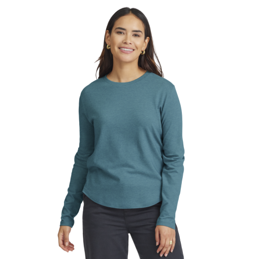 Women's Soft Merino Long Sleeve Tee - Chasm Teal