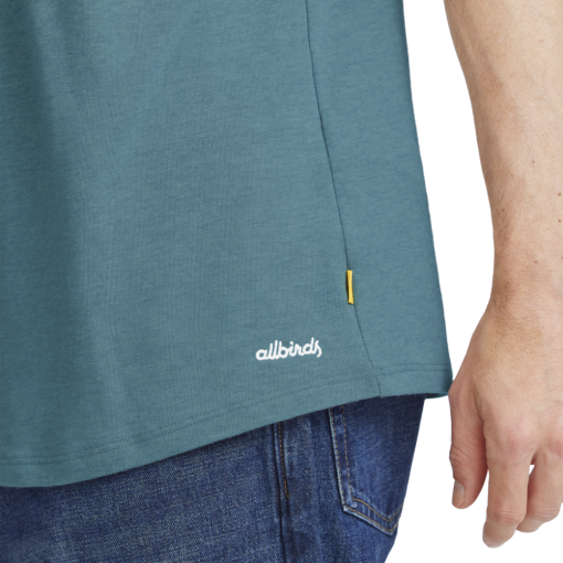 Men's Soft Merino Tee - Chasm Teal - Image 4