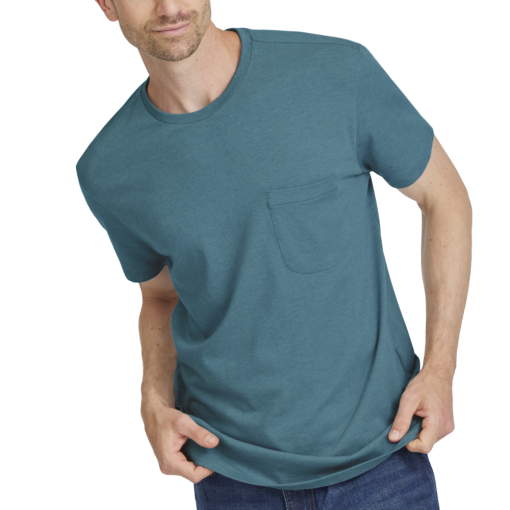 Men's Soft Merino Tee - Chasm Teal - Image 3