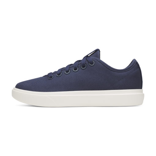 Men's Canvas Pipers - Deep Navy (Natural White Sole) - Image 2