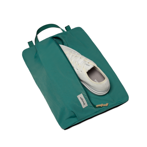 Recycled Shoe Bag - Twilight Teal - Image 3
