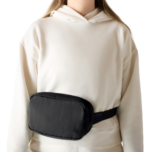 Recycled Belt Bag - True Black - Image 4