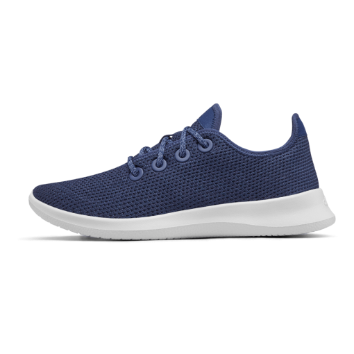 Women's Tree Runners - Marine Blue (White Sole) - Image 2