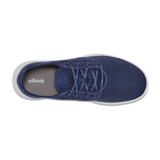Women's Tree Runners - Marine Blue (White Sole) - Image 4