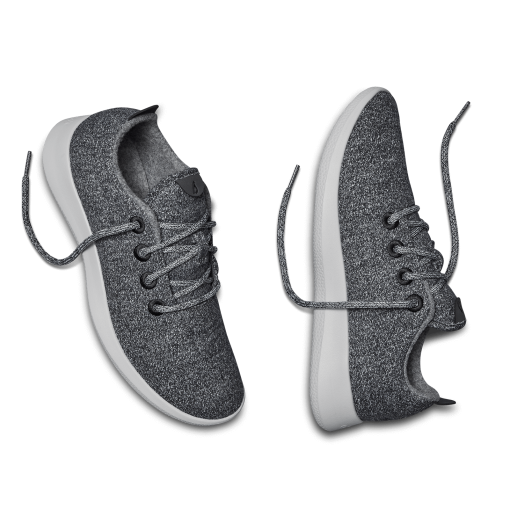 Men's Wool Runners - Natural Grey (Light Grey Sole) - Image 7