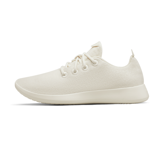 Men's Wool Runners - Natural White (Cream Sole) - Image 3