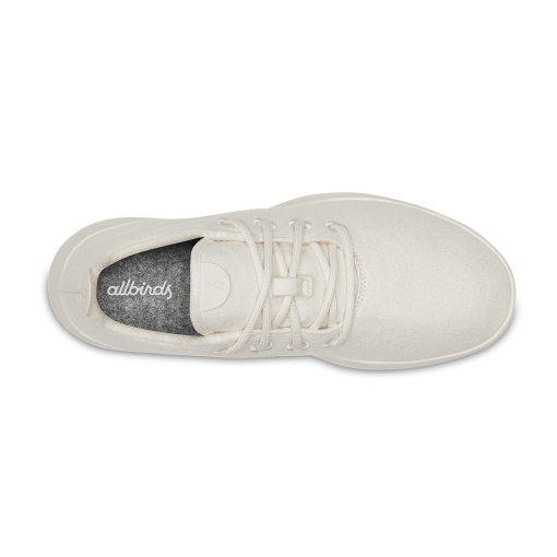 Women's Wool Runners - Natural White (Cream Sole) - Image 5