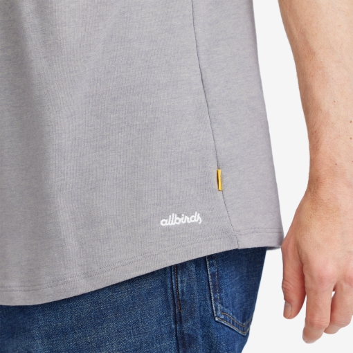 Men's Soft Merino Tee - Medium Grey - Image 4