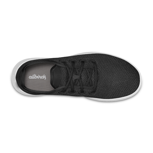 Men's Tree Runners - Jet Black (White Sole) - Image 4