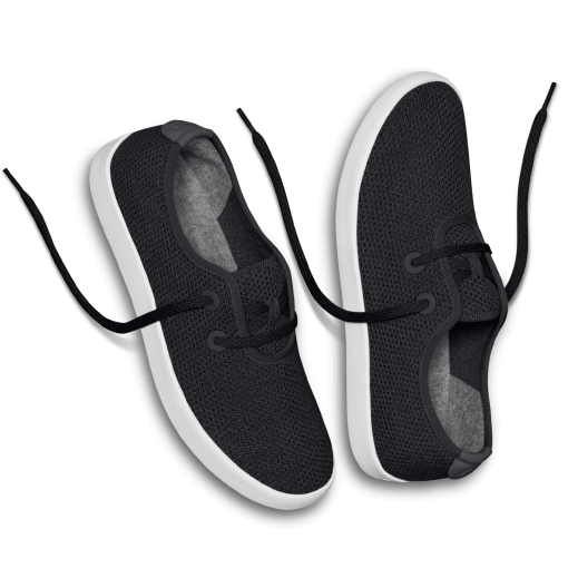 Women's Tree Skippers - Jet Black (White Sole) - Image 7