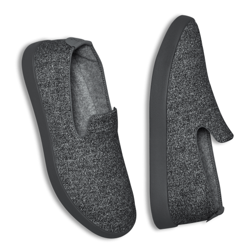 Men's Wool Loungers - Natural Grey (Dark Grey Sole) - Image 7