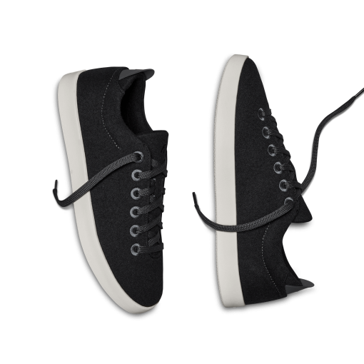 Men's Wool Pipers - True Black (White Sole) - Image 7