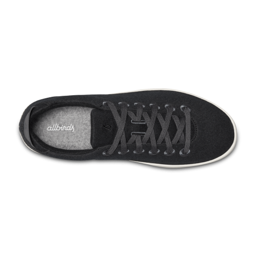 Men's Wool Pipers - True Black (White Sole) - Image 5